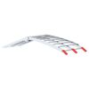vidaXL Motorcycle Ramp Folding Silver 180 x 28 x 5 cm Aluminium