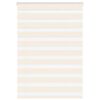 vidaXL Zebra Blind Marble Beige 100x100 cm Fabric Width 95.9 cm Polyester