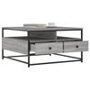 vidaXL Coffee Table Grey Sonoma 80x80x45 cm Engineered Wood