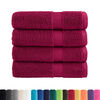 vidaXL Premium Bath Towels "SOLUND" 4 pcs Bordeaux 100x150 cm 600 gsm