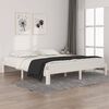 vidaXL Bed Frame without Mattress White 180x200cm Super King Size
