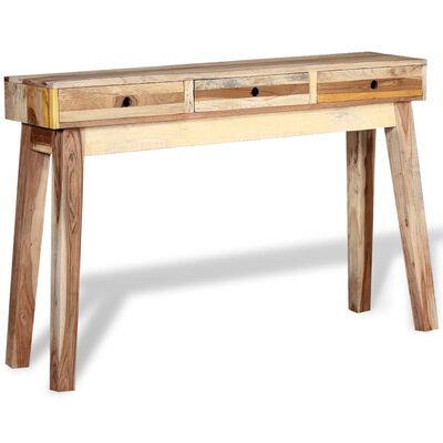 vidaXL Console Table Solid Reclaimed Wood