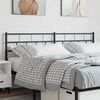 vidaXL Metal Replace Headboard Black 160 cm