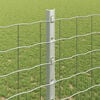 vidaXL Fence and Post Silver 1.2 x 10 m Steel