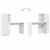 vidaXL Desk 2 pcs White