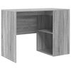 vidaXL Corner Desk with Drawer Grey Sonoma 102 x 88 x 75 cm