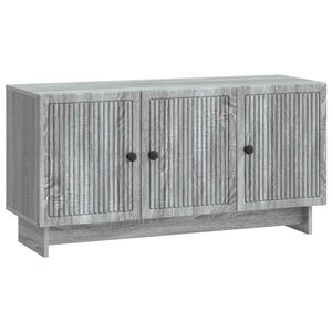 vidaXL TV Cabinet 99 x 34.5 x 50 cm Grey Sonoma Engineered Wood