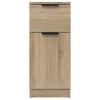 vidaXL Sideboards 2 pcs Sonoma Oak 30x30x70 cm Engineered Wood