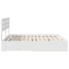 vidaXL Bed Frame with Drawer with Headboard Manual Engineered Wood