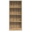 vidaXL Bookcase Artisian Oak 60x24x143 cm Engineered Wood