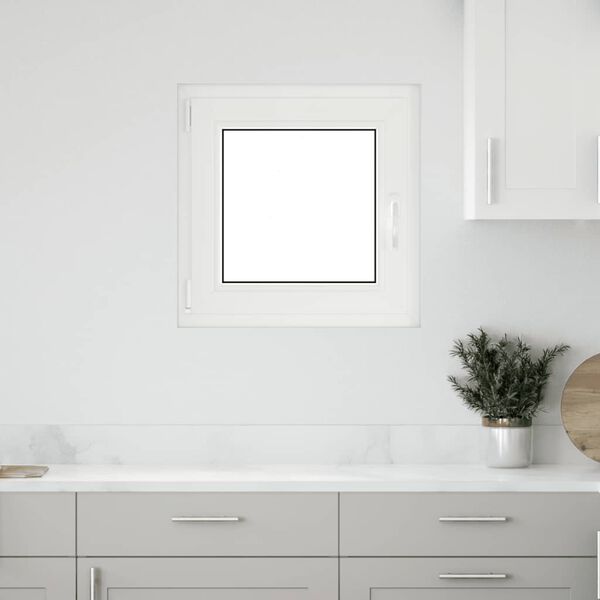 vidaXL Basement Window RISOR 60x60 cm Tilt&Turn DIN Left White