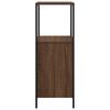 vidaXL Bathroom Cabinet with Shelves Brown Oak 36x35x95 cm