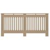 vidaXL Radiator Cover 2 pcs Brown 172 x 19 x 81.5cm Engineered Wood