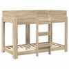 vidaXL Bunk Bed for Kids Sonoma Oak 80 x 160 cm Engineered Wood