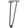 vidaXL Hairpin Legs for Coffee Table 4 pcs Natural Steel 30 cm Solid Steel
