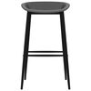 vidaXL 5 Piece Bar Set Black and Grey