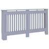 vidaXL Radiator Cover Anthracite 152x19x81,5 cm Engineered Wood