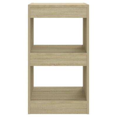 vidaXL Book Cabinet/Room Divider Sonoma Oak 40x30x72 cm