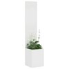 vidaXL Garden Privacy Screen White 32 x 150 cm Cold-rolled steel