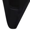 vidaXL Stretch Chair Cover 4 pcs Black