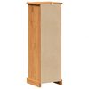 vidaXL Bathroom Cabinet VIGO Brown and Honey Brown 37 x 34 x 110 cm