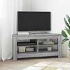 vidaXL Corner TV Cabinet Grey Sonoma 102 x 40.5 x 45 cm