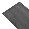 vidaXL Non Self-adhesive PVC Flooring Planks 5.26 m² 2 mm Black and White