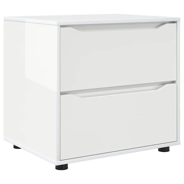 vidaXL Storage Cabinet High Gloss White 60 x 48 x 57 cm