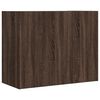 vidaXL Wall Cabinet Brown Oak 75x35x60 cm Engineered Wood