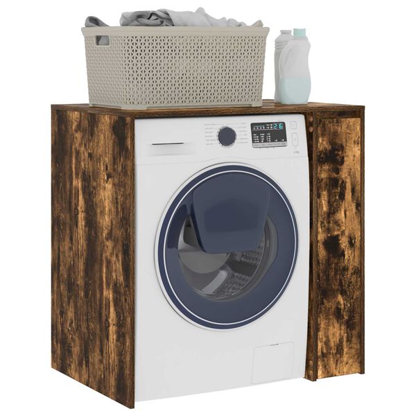 vidaXL Wash Machine Cabinet Smoked Oak 87 x 60 x 69 cm Engineered wood