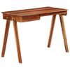 vidaXL Writing Desk with Drawer 110x50x77 cm Solid Wood Acacia