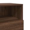 vidaXL Bedside Cabinets 2 pcs with 2 Drawers Brown Oak 36x36x68 cm