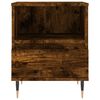 vidaXL Bedside Cabinets 2 pcs Smoked Oak 40x35x50 cm Engineered Wood