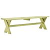 vidaXL Garden Bench 170 cm Impregnated Pinewood