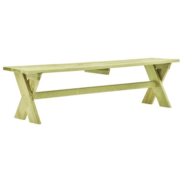 vidaXL Garden Bench 170 cm Impregnated Pinewood