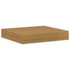 vidaXL Wall Shelf 2 pcs Beige 23 x 23.5 x 4 cm Engineered Wood