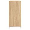 vidaXL Record Cabinet Sonoma Oak 84.5x38x89 cm Engineered Wood
