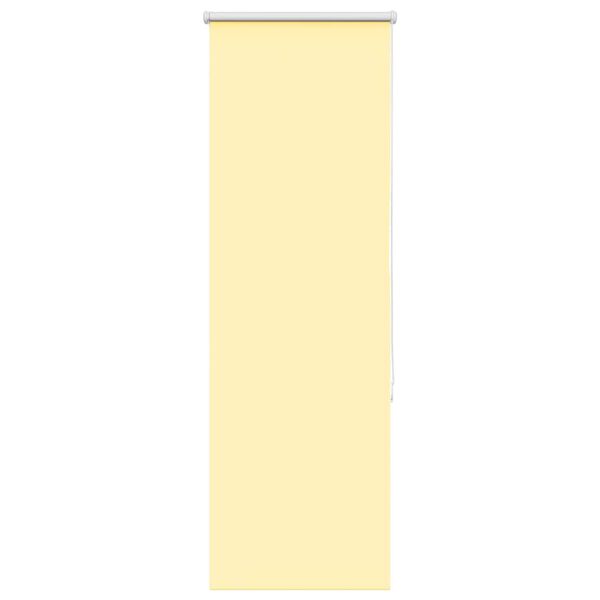 vidaXL Roller Blind Blackout Yellow 55x130 cm Fabric Width 50.7 cm Polyester