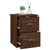 vidaXL Wall-mounted Bedside Cabinets 2 pcs Brown Oak 41.5x36x53cm