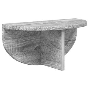 vidaXL Wall Shelf Wall-Mounted Grey Sonoma 38 x 19 x 19 cm