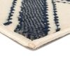 vidaXL Modern Rug Zigzag Design 160x230 cm Brown/Black/Blue