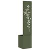 vidaXL Garden Privacy Screen Olive green 32 x 140 cm Cold-rolled steel