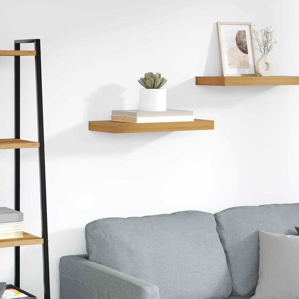 vidaXL Wall Shelf Wall-mounted Brown 50 x 23 x 4 cm Engineered Wood