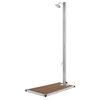 vidaXL Garden Shower | Silver | Stainless Steel | Large | Durable