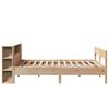 vidaXL Bookcase Bed without Mattress 135x190 cm Double Solid Wood Pine