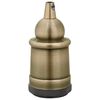 vidaXL Lamp Holders 2 pcs Bronze E27