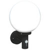 vidaXL Outdoor Wall Light Black 28 x 25 x 38 cm Stainless steel