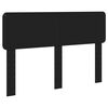 vidaXL Headboard Black Oak Engineered wood
