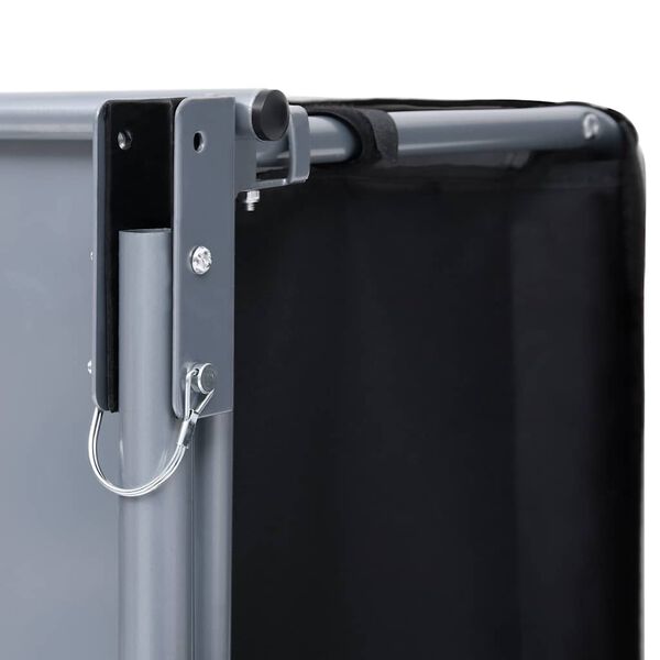 vidaXL Bike Trailer Black and Grey 65 kg