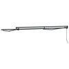 vidaXL Awning Frame Retractable Manual Anthracite 3.5 x 2.5 m